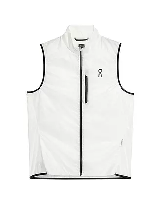 ON | Gilet da running da uomo Weather Vest | weiss